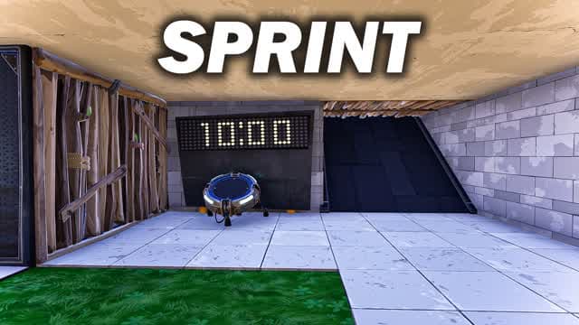 Mongraal's Edit Course (Sprint, Slide..) — Fortnite Creative map