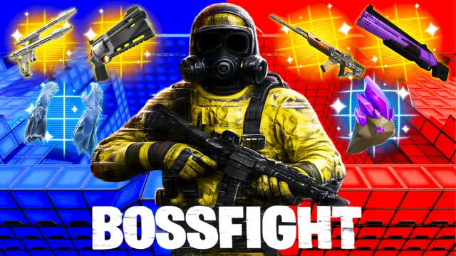 RED VS BLUE BACKROOMS BOSSFIGHT — Fortnite Creative map cover art