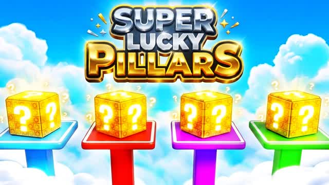SUPER LUCKY PILLARS FFA ⭐ — Fortnite Creative map cover art