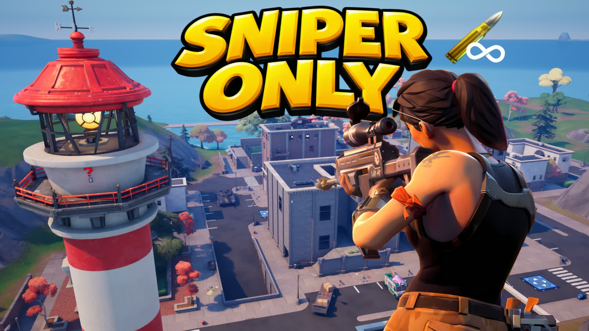 SNIPER ONLY - FFA - TILTED ISLET — Fortnite Creative map