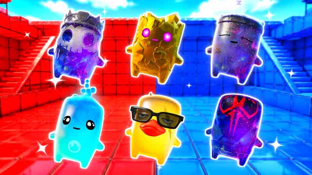 RED VS BLUE LINKED FRONT 🔴🔵 — Fortnite Creative map