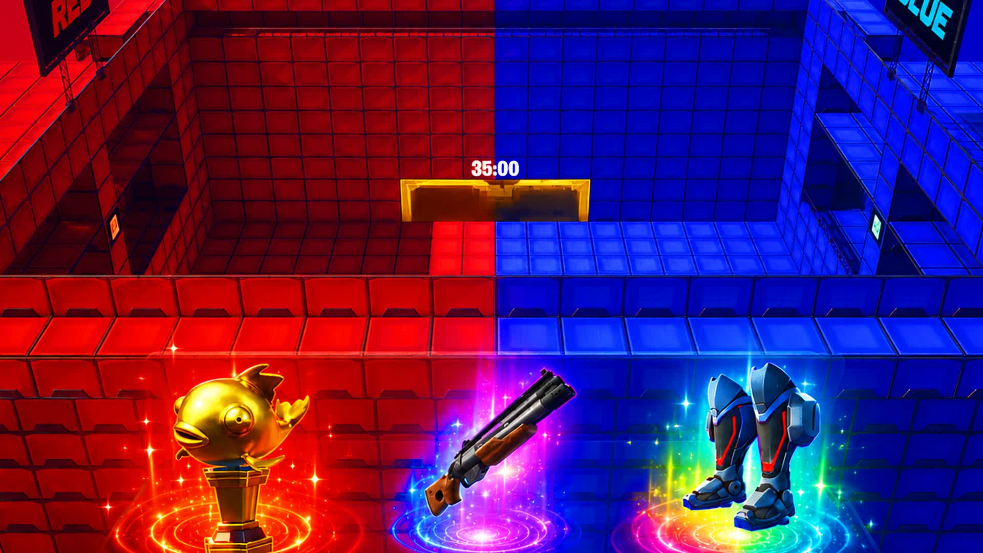 🔴Classic Red Vs Blue🔵 — Fortnite Creative map
