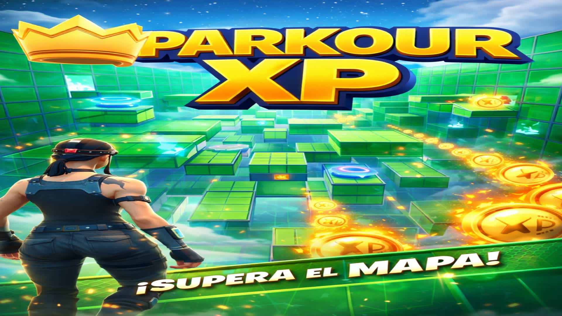 parkour king — Fortnite Creative map