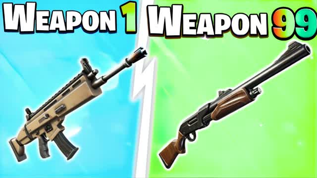 gun game 🔫  fun 😎 — Fortnite Creative map cover art