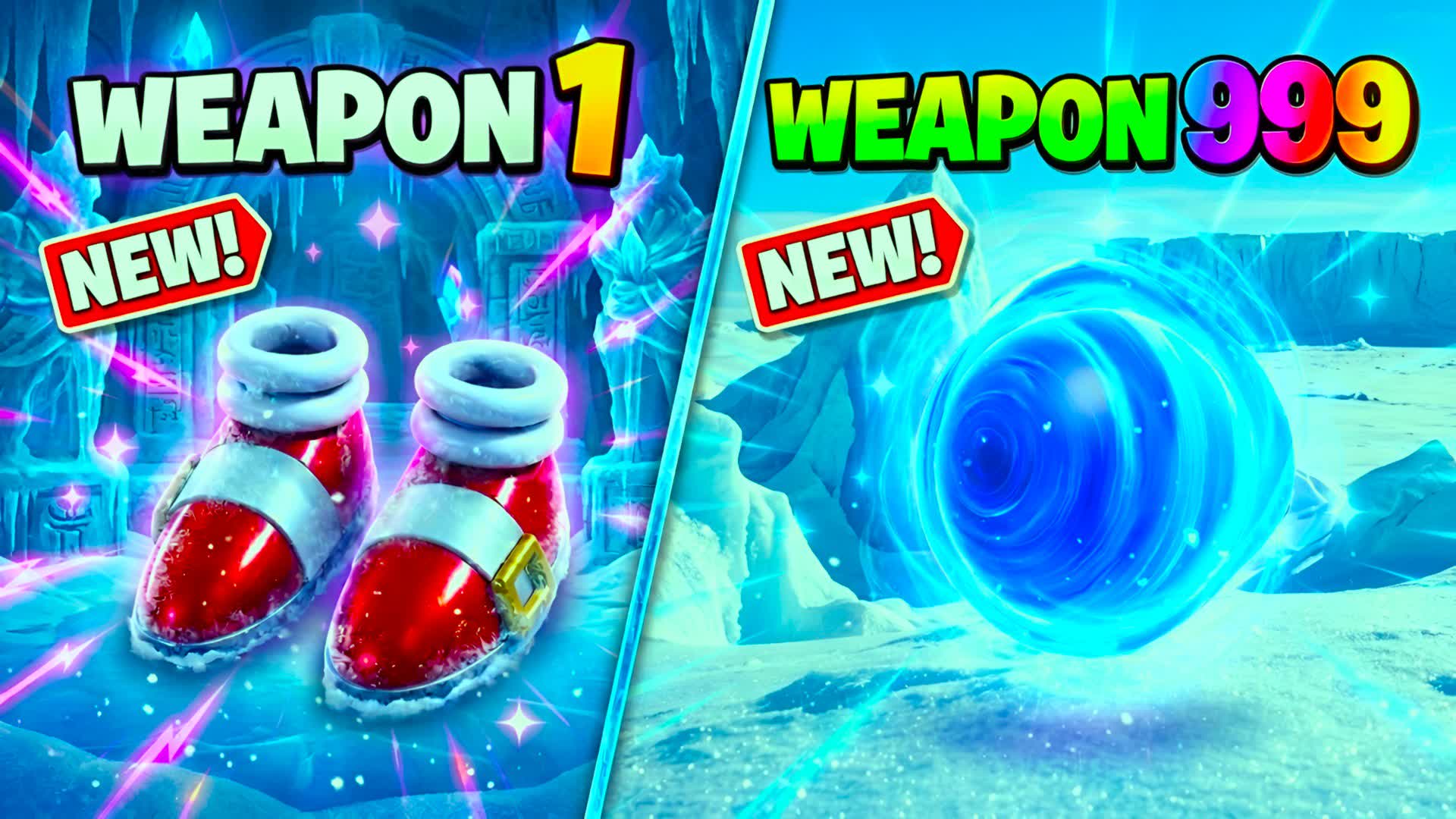 CITY SNOW GUN GAME❄ — Fortnite Creative map