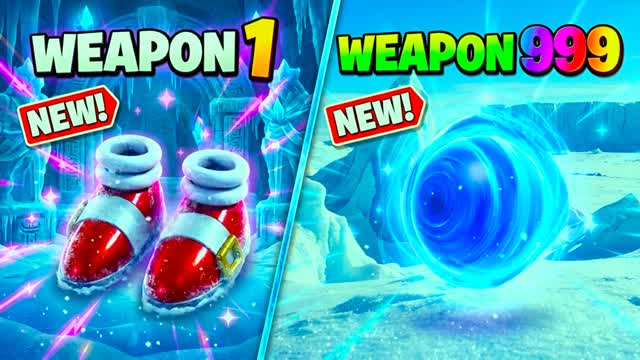 CITY SNOW GUN GAME❄ — Fortnite Creative map cover art