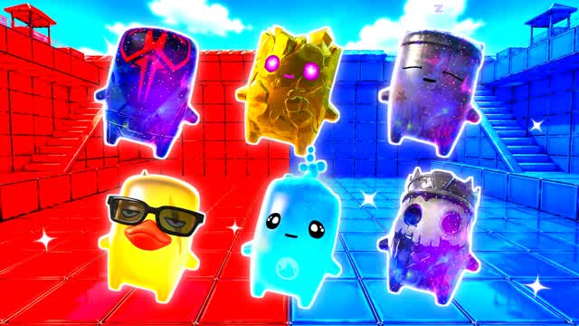 RED VS BLUE FROSTBITE RIDGE 🔴🔵 — Fortnite Creative map