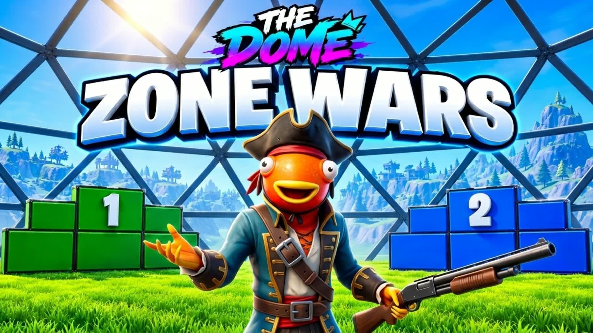 🌐THE DOME | ZONE WARS🌀 — Fortnite Creative map