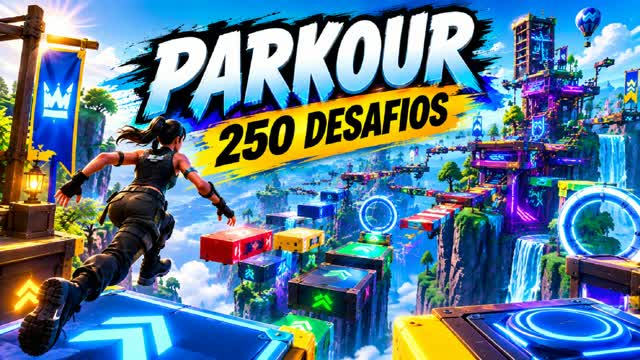 Parkur hard 250 Nível — Fortnite Creative map