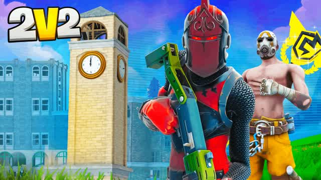 THE END STORM 🌀 - 2V2سكرمز العاصفه — Fortnite Creative map cover art