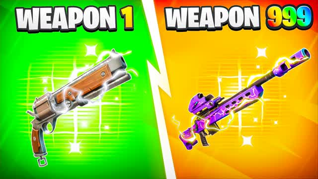 BLITZ ONE SHOT 🎯GUN GAME — Fortnite Creative map