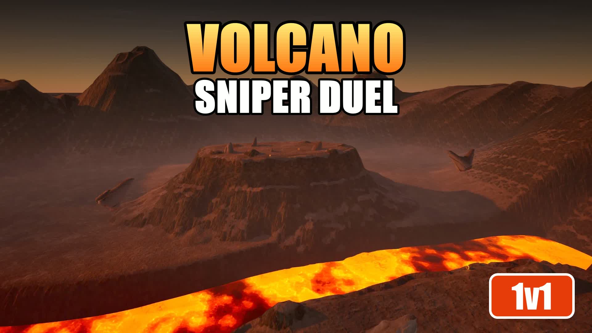 VOLCANO SNIPER DUEL 1v1 🌋 — Fortnite Creative map