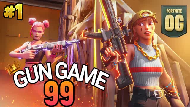GUN GAME - حشر⭐ — Fortnite Creative map cover art