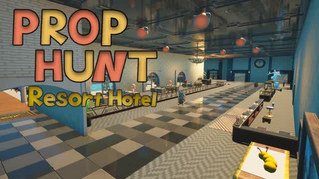 Resort Hotel Prop hunt UEFN — Fortnite Creative map