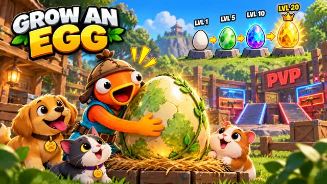 GROW AN EGG — Fortnite Creative map