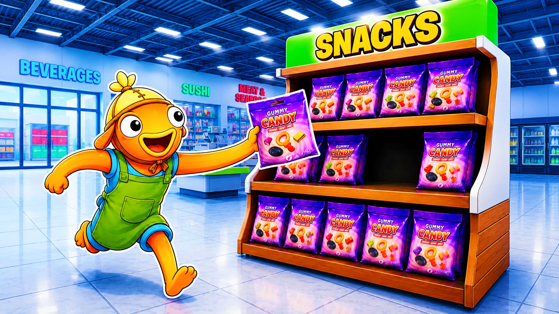 CLEAN A SUPERMARKET — Fortnite Creative map