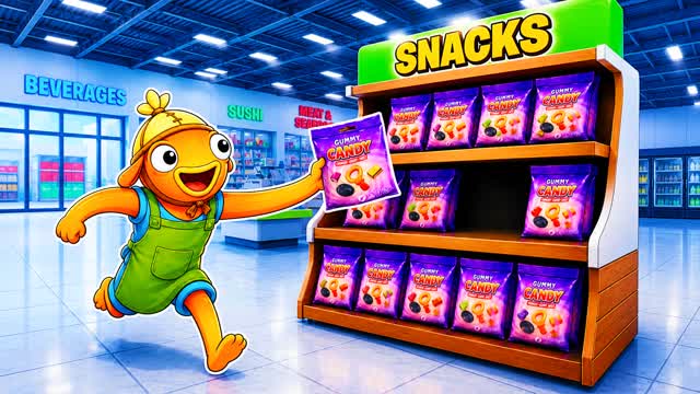CLEAN A SUPERMARKET — Fortnite Creative map cover art