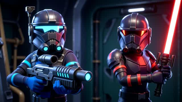 Star Wars Red vs Black : 8V8 Gun Game — Fortnite Creative map