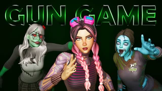 Zombies Gun Game — Fortnite Creative map