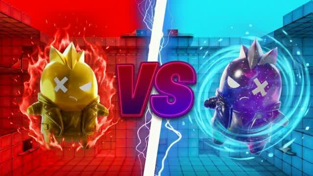 Red vs Blue scret — Fortnite Creative map