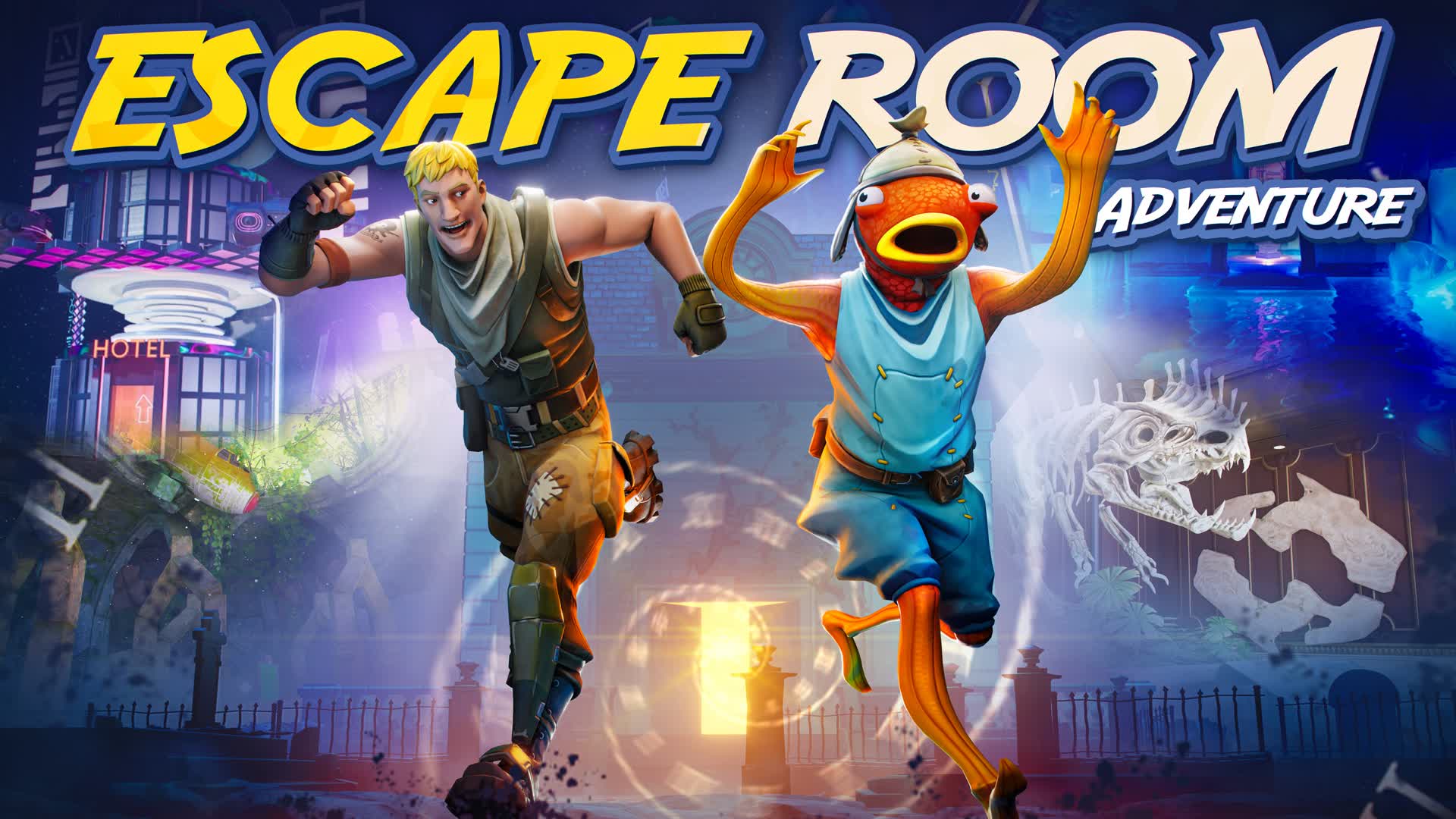 Escape Room Adventure — Fortnite Creative map