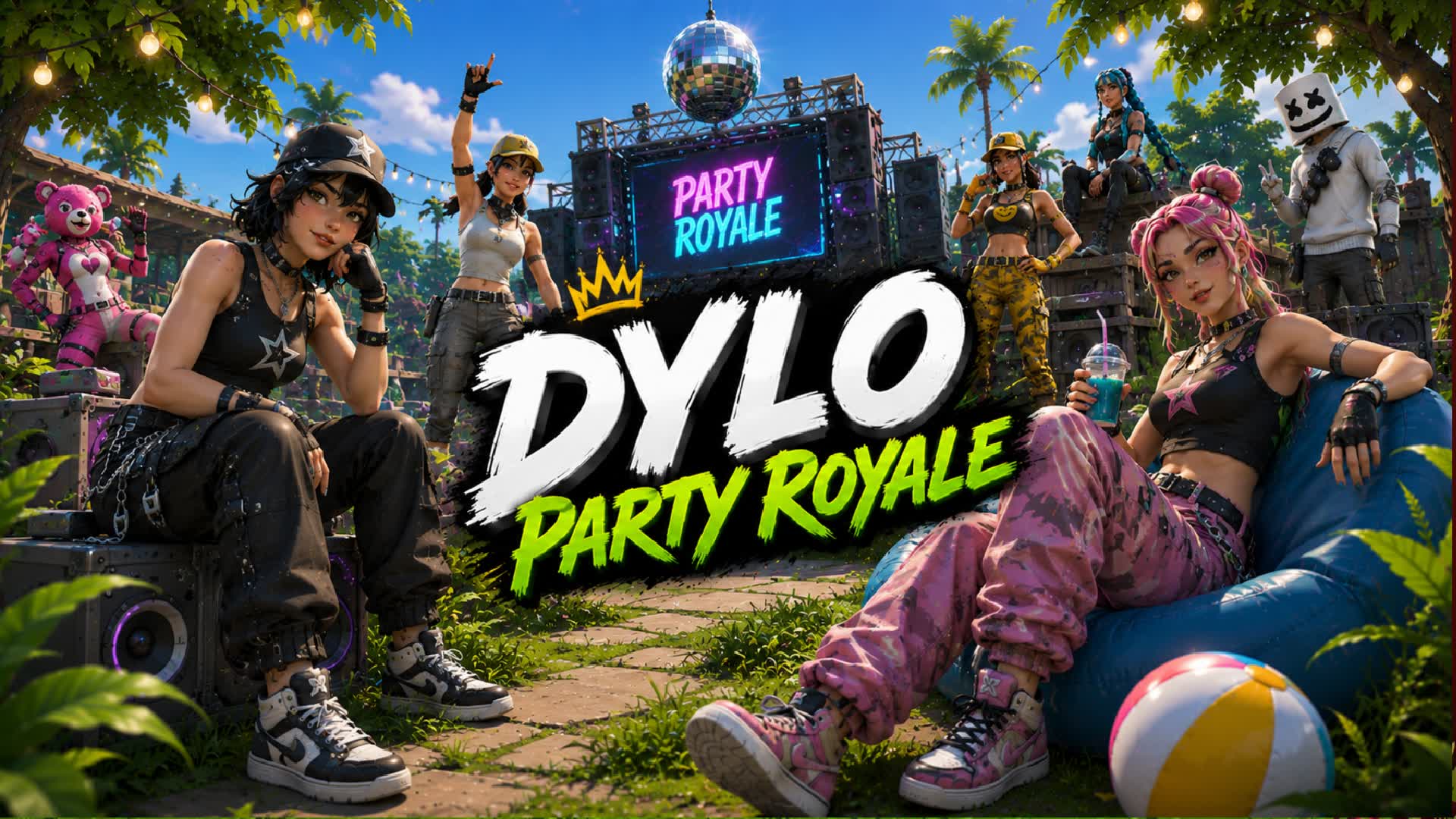 DYLO Party Royale 2.2 — Fortnite Creative map