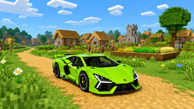 ULTIMATE MINECRAFT CAR PARADISE 🏆🏎️ — Fortnite Creative map