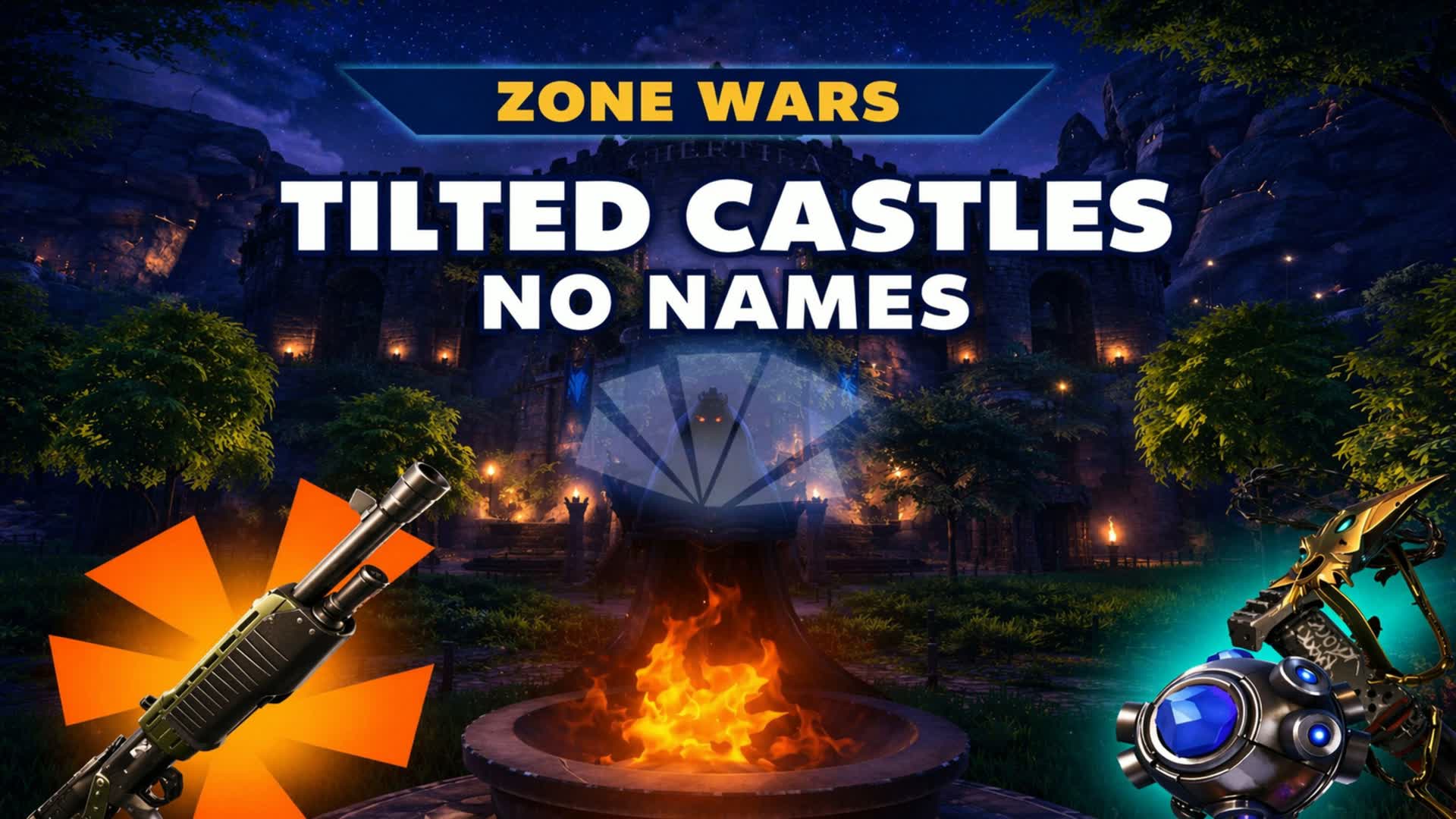 Tilted Castle [ZONE WARS] [NO NAMES] — Fortnite Creative map
