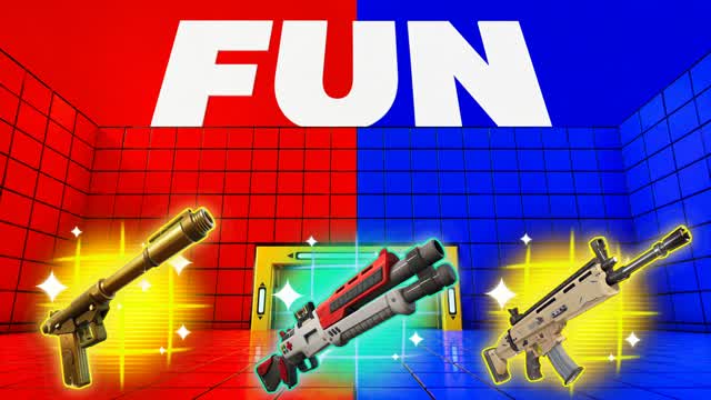 FUN RED VS BLUE — Fortnite Creative map