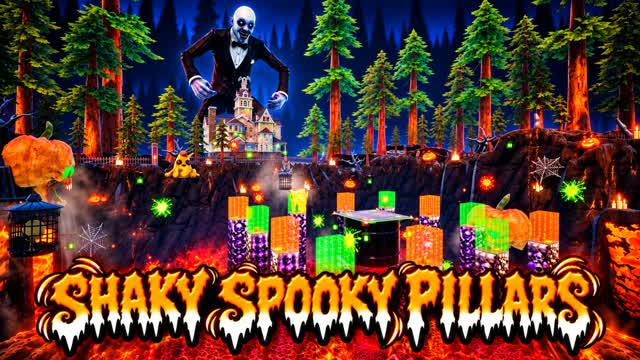 SHAKY SPOOKY PILLARS — Fortnite Creative map