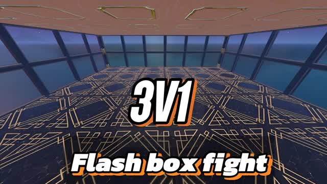 FLASH BOX FIGHT 3V1 ⚡ — Fortnite Creative map cover art