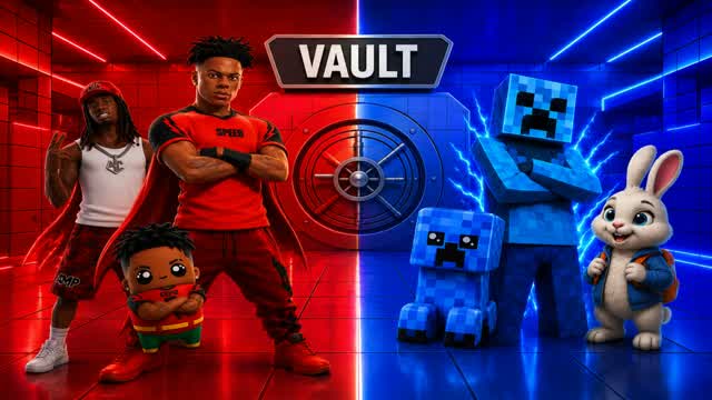 Minecraft vs Game(Shooter) — Fortnite Creative map