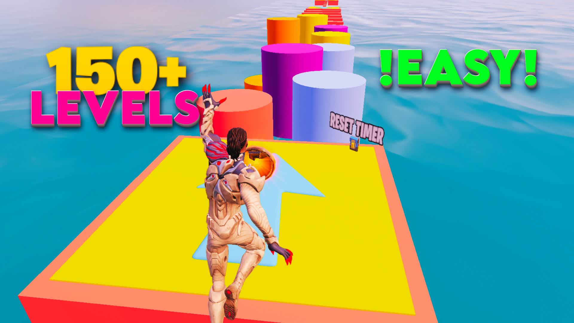 OBBY 150 PARCOUR 😎 — Fortnite Creative map