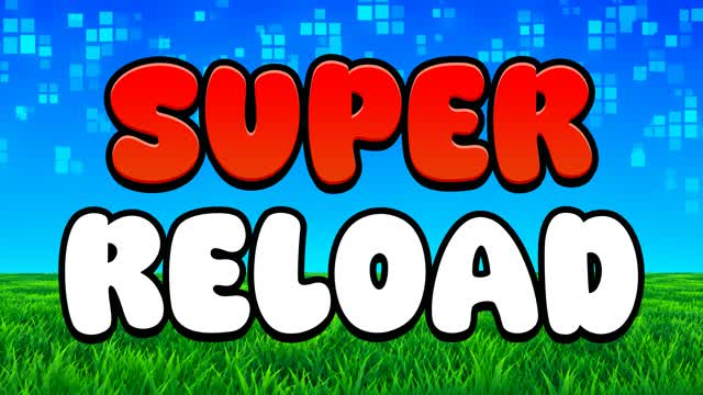 SUPER RELOAD BATTLE — Fortnite Creative map cover art