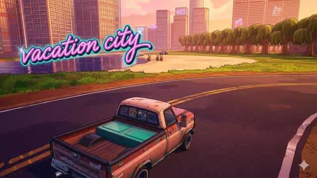 VACATION CITY - OPEN WORLD - RACE — Fortnite Creative map
