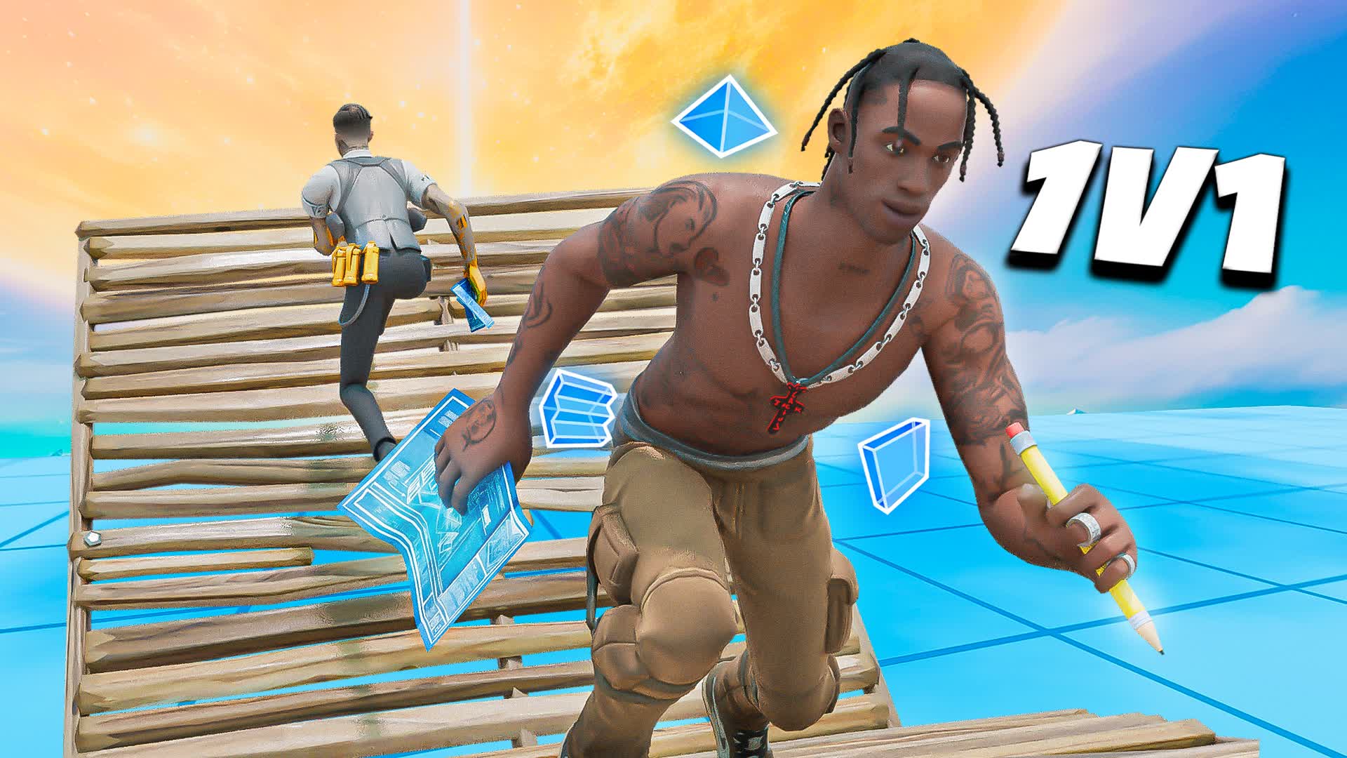 MINERVA 1V1 BUILD FIGHT 高性能 — Fortnite Creative map