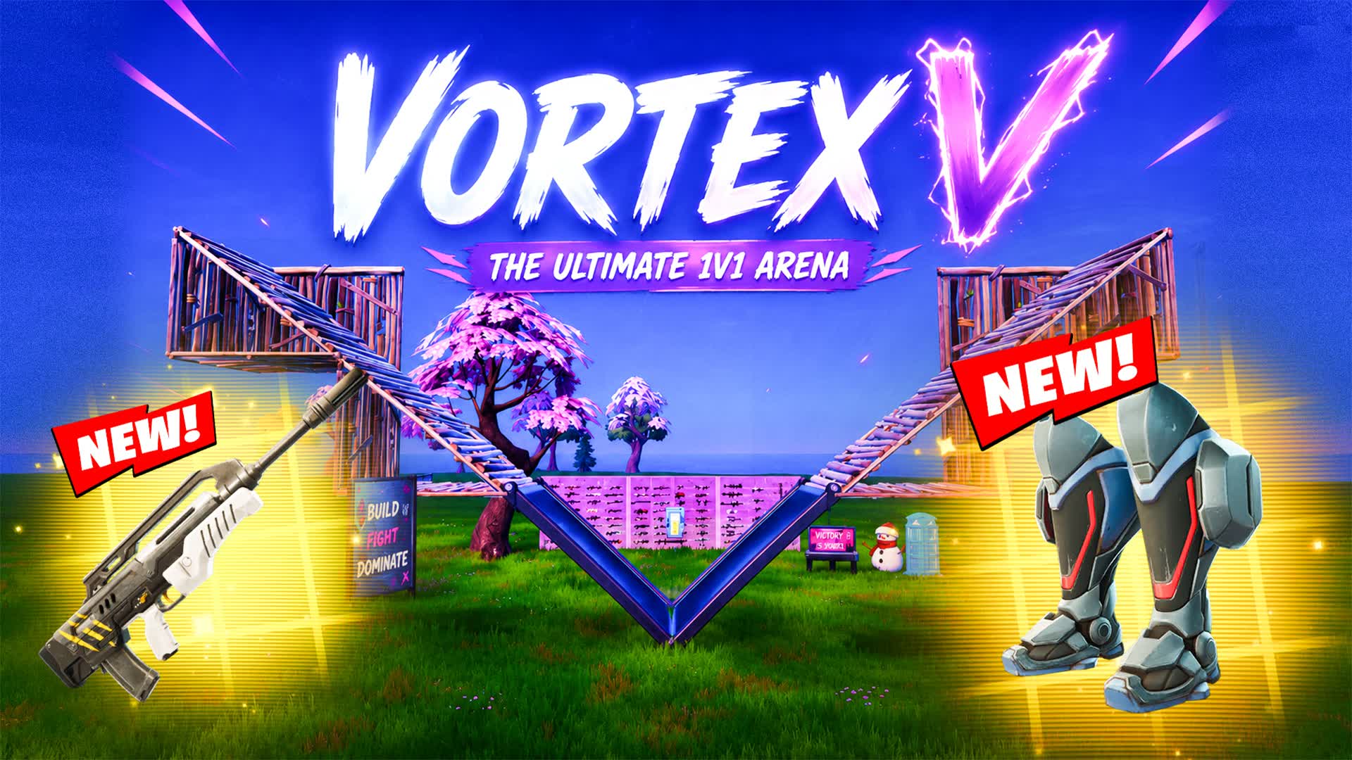 1V1 Vortex V The Ultimate Arena — Fortnite Creative map