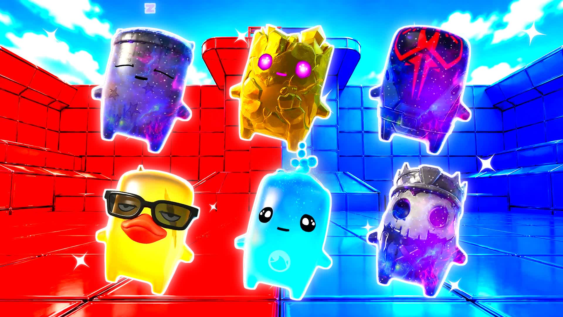 RED VS BLUE VOLT TALON 🔴🔵 — Fortnite Creative map