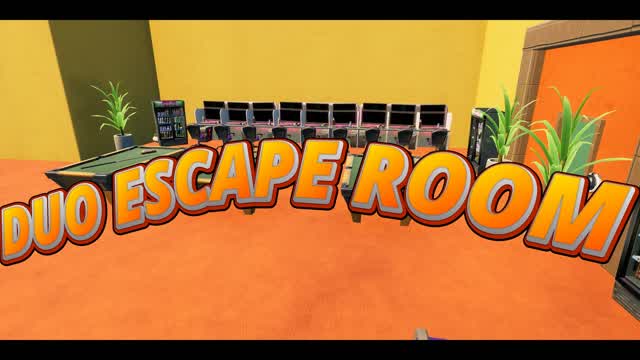 DUO ESCAPE ROOM — Fortnite Creative map cover art
