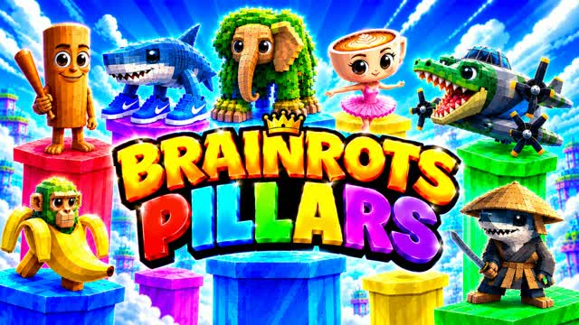 BRAINROT PILLARS! — Fortnite Creative map