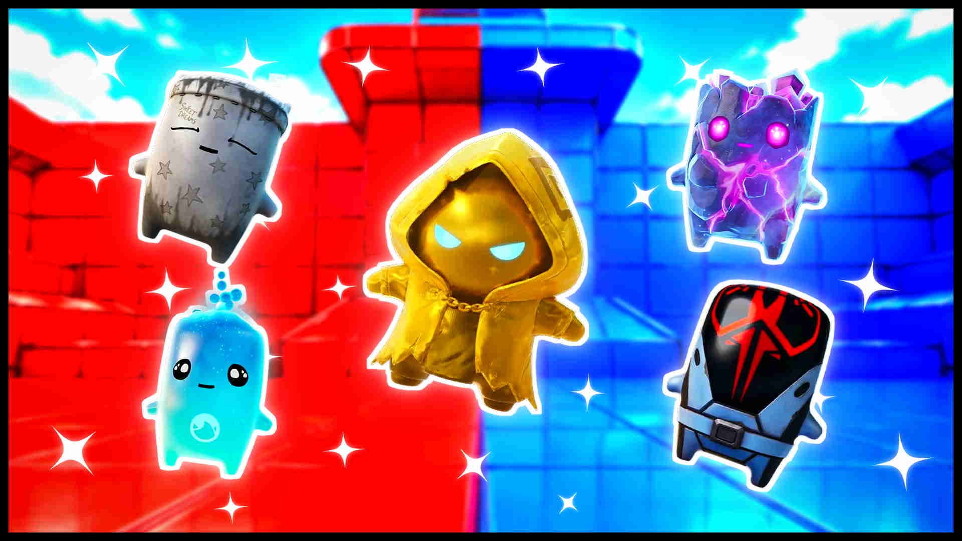 RED VS BLUE BURST CONTROL 🔴🔵 — Fortnite Creative map