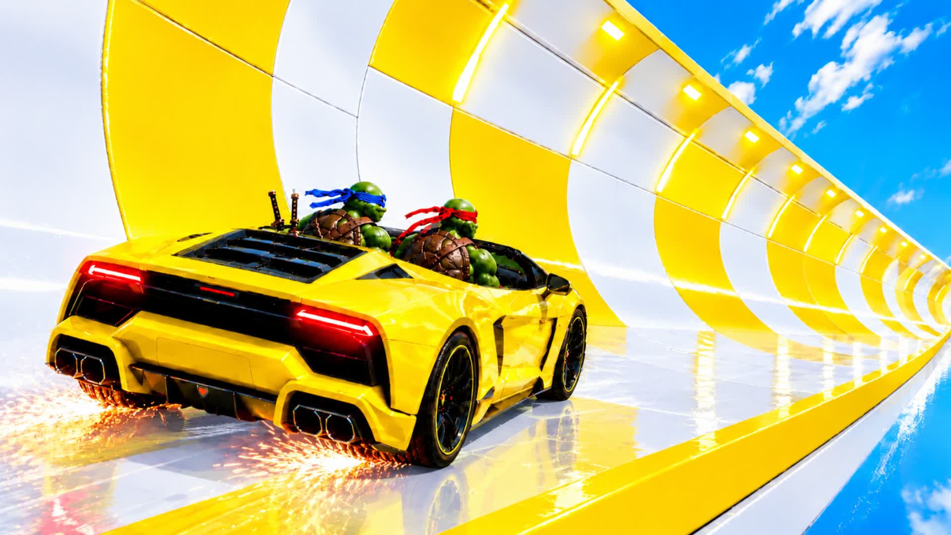 RAMP CHALLENGE - CAR GAME — Fortnite Creative map
