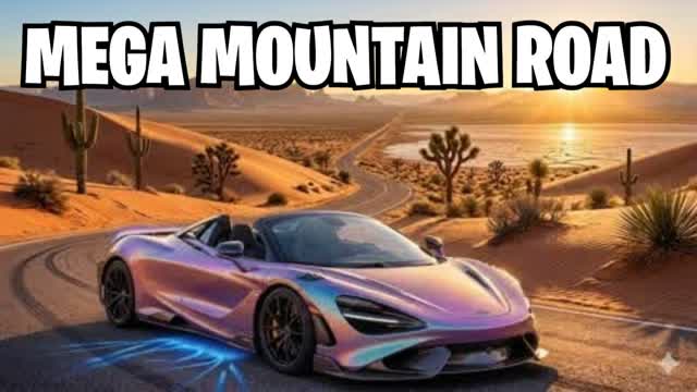 THE MEGA MOUNTAIN DRIVE 🌃 — Fortnite Creative map