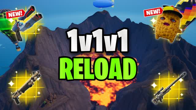 1v1v1 Reload Lava — Fortnite Creative map