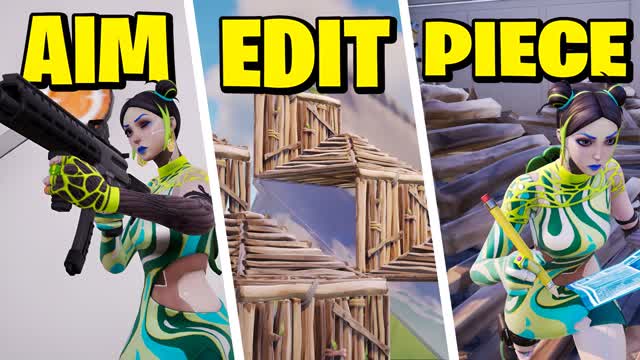 🎯EDIT, AIM AND PIECE CONTROL PRACTICE🎯 — Fortnite Creative map cover art