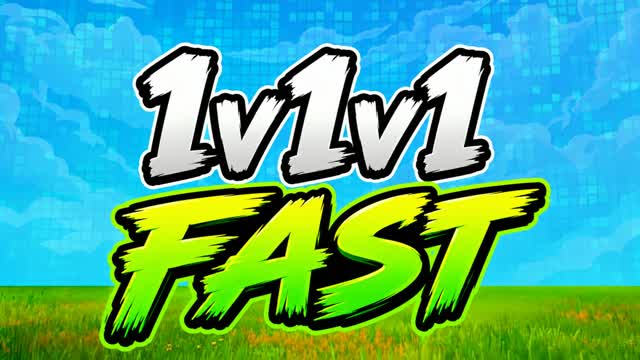 1V1V1 FAST — Fortnite Creative map cover art
