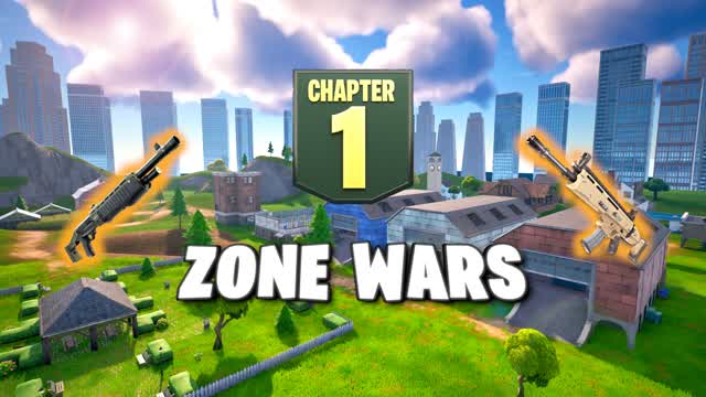 ZONE WARS - CHAPTER 1 — Fortnite Creative map cover art