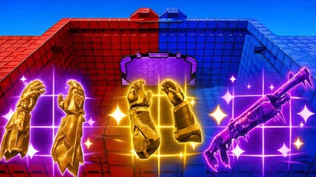 RED VS BLUE VALLEY🔴🔵 — Fortnite Creative map cover art