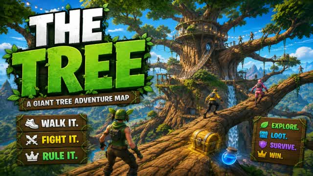 The Tree. — Fortnite Creative map cover art