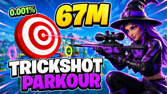 TRICKSHOT MAP 🎯 | 125 LEVELS — Fortnite Creative map